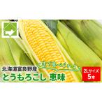 富良野産 生で食べられる とうもろこし 2Lサイズ 5本