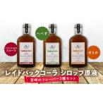 レイドバックコーラ シロップ原液宮崎のフレーバー3種セッ…