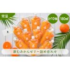 菓子 ゼリー 小さめ飲むみかんゼリー 10個入り
