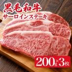 黒毛和牛 サーロインステーキ 200gx3枚 600g