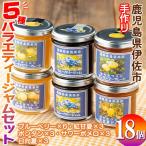 isa554 5種のバラエティージャム食べ比べセット 計18個