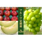 山形旬の果物3選 メロン ぶどう りんご _H188