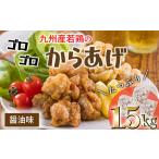 で安全 安心 冷めてもおいしい九州産若鶏の唐揚げ1.5kg 500…