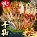 ふるさと納税 【2025年9月発送予定】【期間限定】 訳あり ひもの 干物 4.5kg おまかせ 詰め合わせ セット ホッケ 金目鯛 アジ サバ カレイ 赤魚 .. 静岡県沼津市