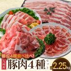 九州産 豚肉4種 贅沢セット 2.25kg