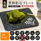 SE0277 天然黒御影石 フラットプレート 1枚