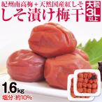梅干し しそ漬け梅干し 紀州南高梅 1.6kg