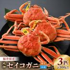 冬の味覚 旬 セイコガニ 3杯