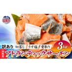 ふるさと納税 うす塩アトランティックサーモン切落(骨取り) 3kg　【04203-0776】 宮城県塩竈市