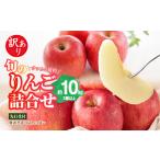 ふるさと納税 《先行受付》訳あり 旬のりんご詰合せ約10kg（サンふじ確約3種以上）【2026年12月上旬頃〜発送予定】【大江町産・山形りんご・りん.. 山形県大江町