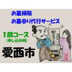 お墓掃除 お墓参り代行サービス 1回コース