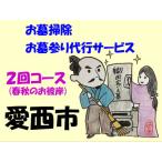 お墓掃除 お墓参り代行サービス 2回コース