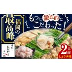 ふるさと納税 【ギフト対応可】おおやまもつ鍋 しょうゆ味 2人前 / もつ鍋[AFAX003] 福岡県広川町