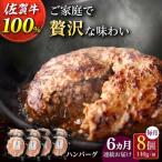 佐賀牛100% ハンバーグ 8個