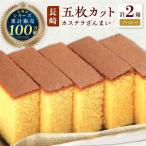 カステラ ざんまい 5枚カット×2箱 ハニー×2