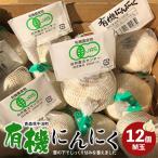 雪の下で糖度を蓄えた 有機にんにくM玉 12個