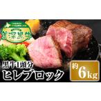 こだわりの美深黒牛 ヒレブロック1頭分 約6kg