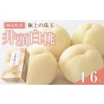 ふるさと納税 桃 2025年 先行予約 井頭 白桃 4〜6玉入り 1.5kg規格箱 もも モモ 岡山県産 国産 フルーツ 果物 ギフト 井頭栄果園 岡山県岡山市