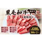 黒毛和牛 経産牛 6種焼肉セット300g