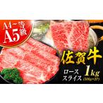 佐賀牛 ローススライス 1kg