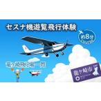 セスナ機遊覧飛行体験〈約8分コース〉