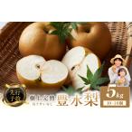 ショッピングふるさと納税 梨 ふるさと納税 梨／豊水梨【先行予約】樹上完熟 豊水梨 5kg（10〜16個）（2026年8月下旬〜発送） 梨 なし ナシ 豊水梨 5キロ 予約 果物 くだも.. 京都府京丹後市
