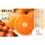 秀品 紅娘 温州 みかん 山下紅早生 3kg