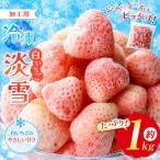 冷凍いちご 淡雪 白いちご 約1kg