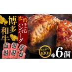博多和牛ハンバーグ 6個