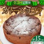 ケーキ カステラ ガトーショコラ 全3回定期便