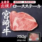 宮崎牛ロースステーキ750g 250g×3枚