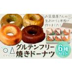 グルテンフリー 焼き ドーナツ 手作り 6種セット