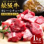 松阪牛カレー シチュー用 スネ モモ バラ 500g×2箱