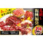 ふるさと納税 馬刺し復興福袋4種セット 馬肉 冷凍 馬刺し 熊本県津奈木町