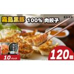 ショッピングぎょうざ ふるさと納税 訳あり 霧島黒豚肉100％ 肉餃子 120個 冷凍 12個×10パック 小分け 冷凍餃子 大容量餃子 国産原料餃子 簡単調理餃子 ぎょうざ .. 山口県下関市