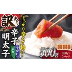 ふるさと納税 訳あり 辛子明太子 100g×5p 明太子明太子明太子明太子明太子 福岡県桂川町