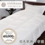 羽毛 肌掛け ふとん ポーランドホワイトグース93% 0.3kg