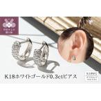 fu.... налог K18 белое золото бриллиант 0.3ct серьги 43-6268 Yamanashi префектура Koufu город 