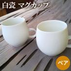 マグカップ 白瓷 ペア 電子レンジ対応 食洗機対応