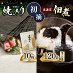 初摘み 焼き海苔 10枚&生海苔 佃煮 120g