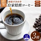 鮮度が決め手 自家焙煎 コーヒー 豆 200g×3種