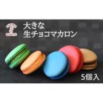 大きな生チョコマカロン 生マカロン 5個入