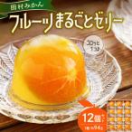 田村みかん フルーツまるごと ゼリー セット 約94g×12個入り