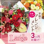 3か月 お届け お楽しみ 季節のアレンジメント