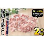 ふるさと納税 豚肉ウデモモ切り落とし(計2kg・1パック250g) 小分け 国産 豚肉 豚小間 真空パック 家庭用 豚こま 定期便 スライス 冷凍配送 .. 鹿児島県阿久根市