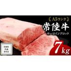 常陸牛 A5 等級 サーロイン ブロック 7kg