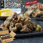 みやざき地頭鶏の炭火焼き真空パック3個