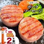 BI064 特大 島原ハム ポークソーセージ 800g×2本