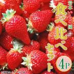 いちご 食べ比べ 紅ほっぺ よつぼし さちのか