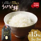 魚沼産コシヒカリ 5kg×3回